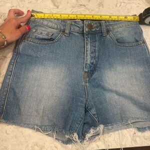 BDG Blue Jean Shorts with Classic Faded Look